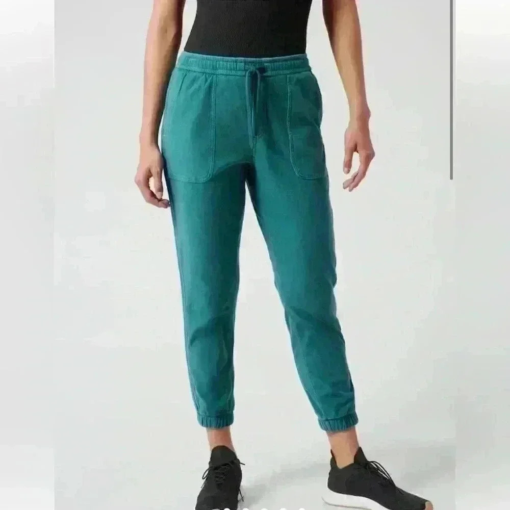 Athleta Farallon Joggers, Green, Small